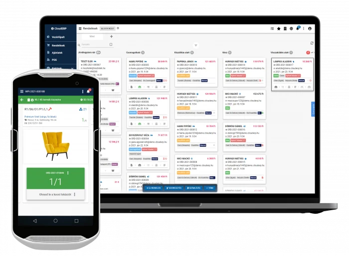 CloudERP webshop és felhős vállalatirányítási rendszer CloudERP webshop és felhős vállalatirányítási rendszer